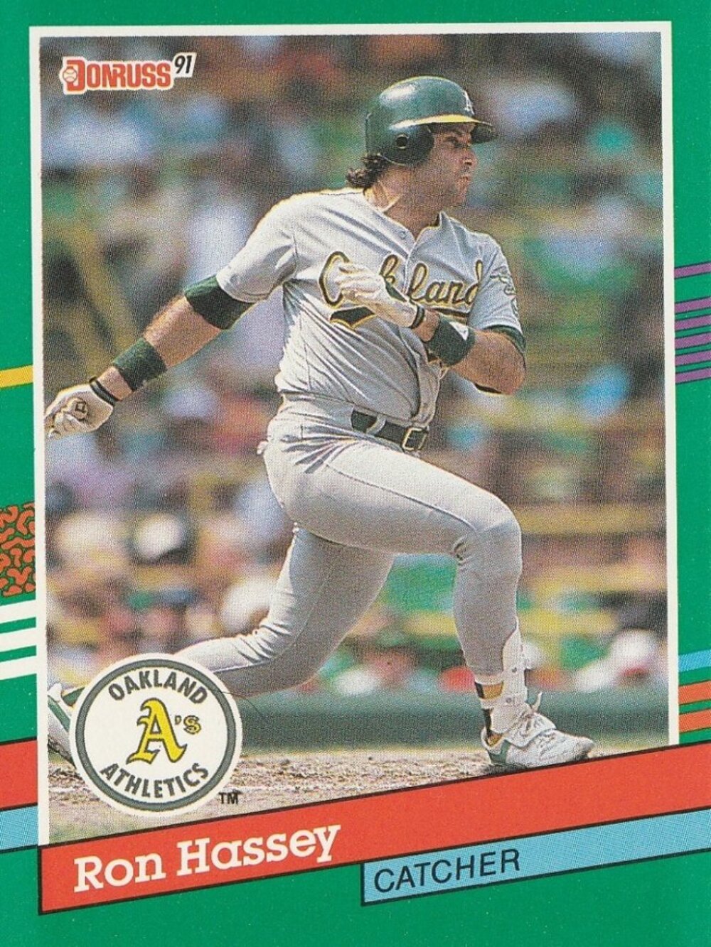 Ron Hassey - Donruss 91 Baseball Card